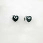 Heart Enamel CCB Plastic Acrylic Beads 12mm Colorful Mixed 50pcs 10