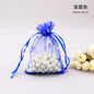 Organza Drawstring Bags Silver Butterfly Print 11x16cm 100pcs 3