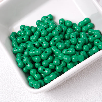 Acrylic Bone Spacer Beads 6x11mm Baking Painted 100pcs 6