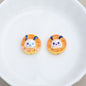 Plating Sanri Waffle Biscuit Resin Beads 13mm Glossy Gold 20pcs 7
