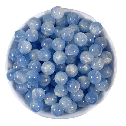 Gilding Gradient Resin Beads 8mm Round Shimmer 100pcs 5