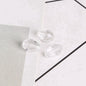 Faceted Teardrop Glass Beads 8x11mm Transparent Mixed Colors 10pcs 12