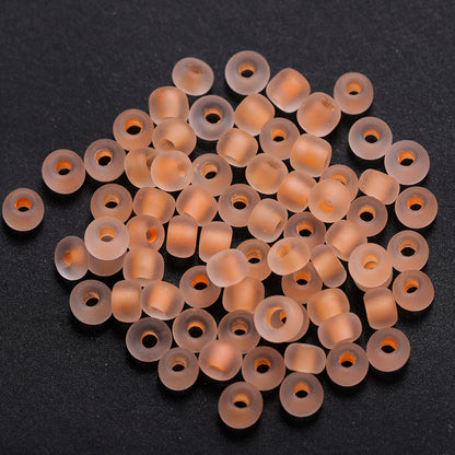 Glow In The Dark Seed Glass Beads 3mm Multicolor Stripes 1800pcs 52