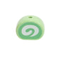 Painted Swiss Roll Acrylic Beads 15x20mm Colorful Glossy Swirl 10pcs 10