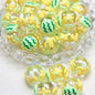 Hand-Painted Fruit Series Acrylic Beads 18mm Glossy 10pcs 2