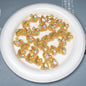 Glow In The Dark Mushroom Resin Beads 17mm Polka Dotted 20pcs 13