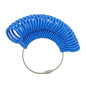 US Ring Sizer Measuring Tool Plastic Metal Fan Shaped 10cm 1pc 7