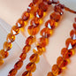 Heart Transparent Glass Beads 12mm Faceted Smooth 10pcs 12