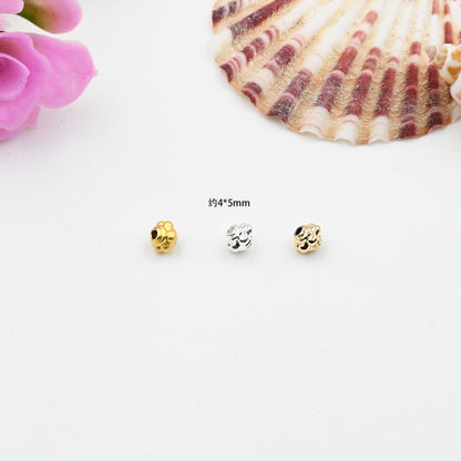 Alloy UFO Shaped Spacer Beads 4x5mm Dragonfly Eye Antique Gold 100pcs 2