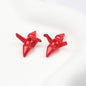Painted Origami Crane Acrylic Beads 16mm Colorful Glossy 50pcs 11