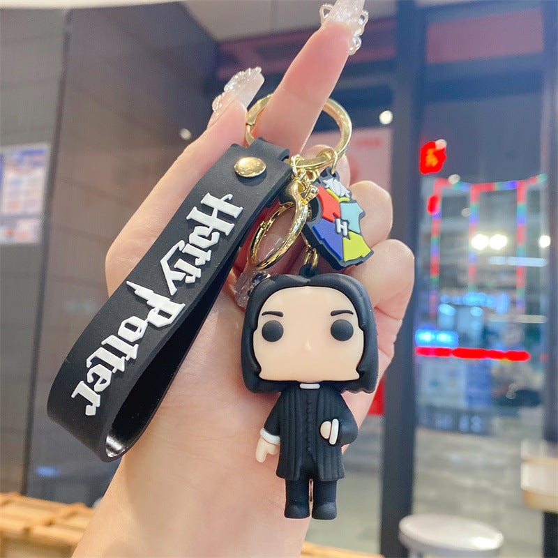 Plastic Halloween Themed Chibi Character Keychain Magical Series 6