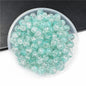 Crackle Flower Glass Beads 8mm Soft Purple Blue Gradient 3 Strands 29