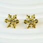 Pentagram Snowflake Acrylic Beads 14mm 21mm Metallic Plated 100pcs 16