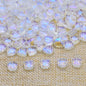 Gradient Tulip Petals Leaves Glass Beads Petal 9mm Leaf 14mm 100pcs 15