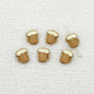 Beer Cup Metal Beads 11mm Hand Painted Enamel Alloy 10pcs 18