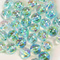 Dazzling Round Acrylic Beads 16mm UV Plating Pastel Colors 100pcs 9