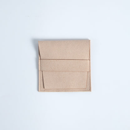 Microfiber Envelope Closure Strap Pouches 6.2/8cm Lavender 2pcs 6