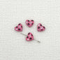 Heart Metal Beads 12mm Baking Painted Puzzle Pattern Enamel 10pcs 14