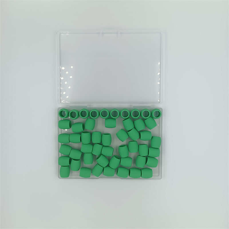 Silicone Hair Beads Pony Beads Dreadlock Colorful Mixed 50pcs 13