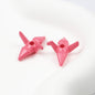 Painted Origami Crane Acrylic Beads 16mm Colorful Glossy 50pcs 6