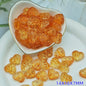 Transparent Bow Pattern Heart Glass Beads 14x16x7mm 25pcs 9