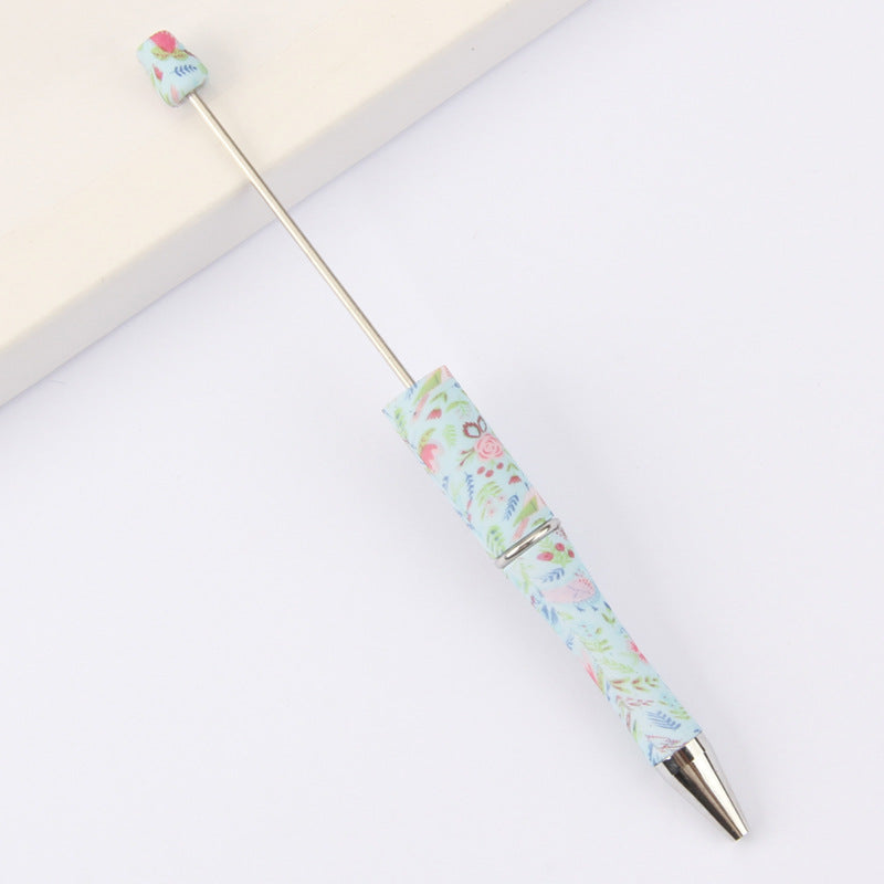 Beadable Pen Printed Pattern Plastic Light Weight