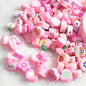 Cartoon Pattern Clay Beads 10mm Multicolor Polymer 200pcs 11