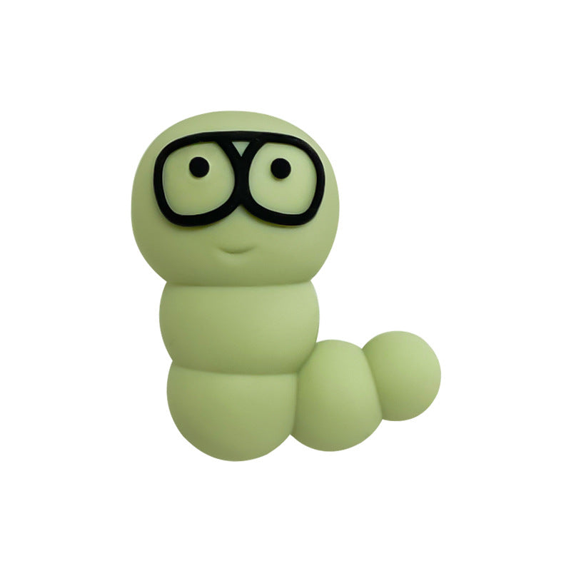 Silicone 3D Focal Beads Caterpillar Segmented Body Glasses 20pcs 9