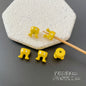 Baking Painted Series Metal Beads Colorful Glossy Alloy 20pcs 35