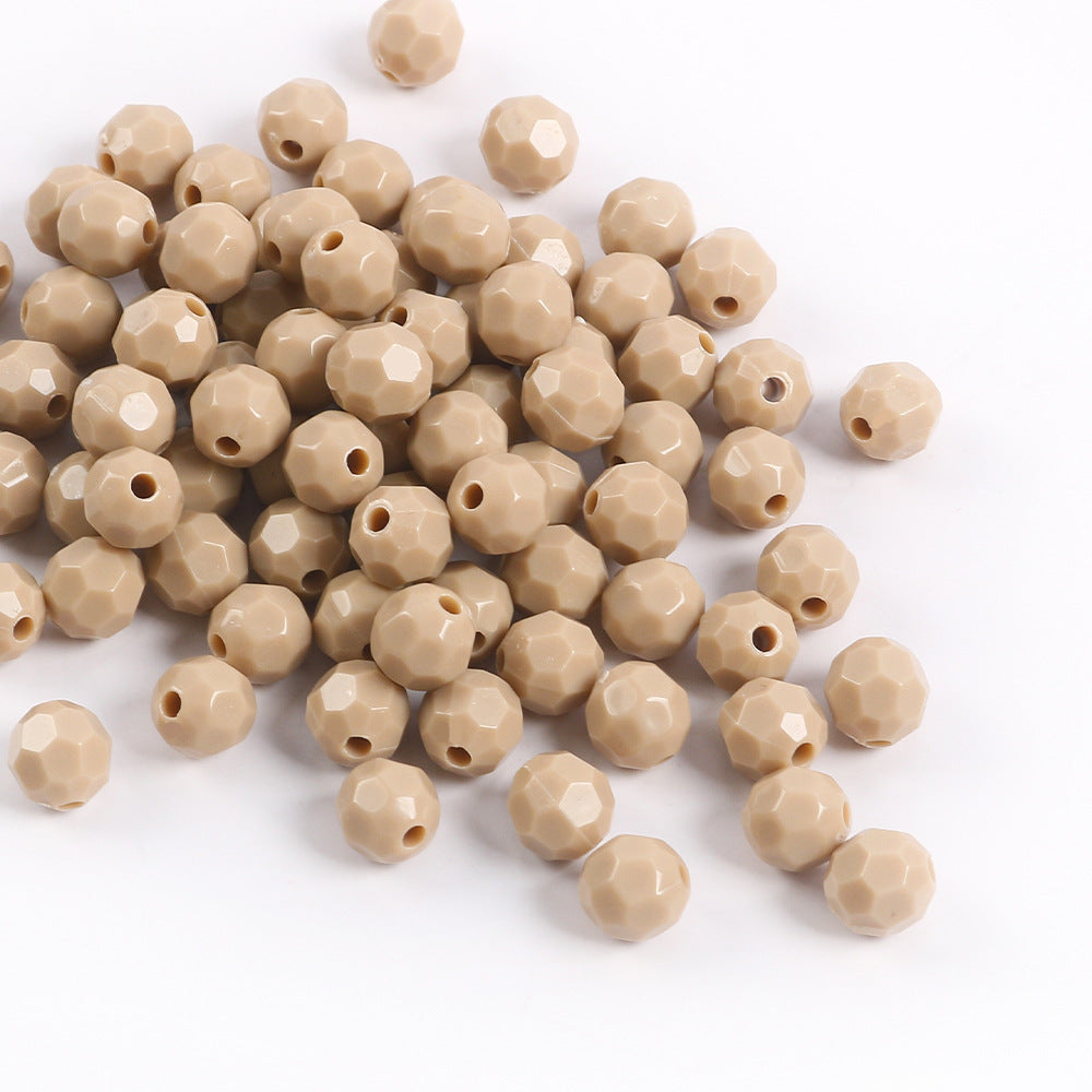 Glow Faceted Acrylic Beads 7mm Glow In The Dark 150pcs 10