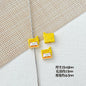 Painted Metal Beads 16mm Enamel Baking Phone & Yogurt Box 10pcs 17