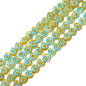 Millefiori Flower Glass Beads 8mm Colored Heart Shape 20pcs 16