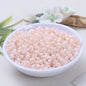 Glass Donut Spacer Beads 4mm Solid Color 200pcs 12