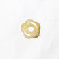 Acrylic Flower Spacer Beads 26mm Hollow Five Petal Large Hole 100pcs 17