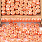 Cylindrical Ceramic Beads 6mm Glossy Rainbow Spacer 10pcs 6
