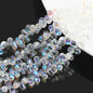 Crystal Teardrop Czech Glass Beads 6 9mm Iridescent Colors 100pcs 10