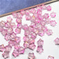 Small Star Czech Glass Beads 8mm Translucent Gold Flecked 50pcs 15