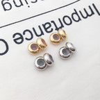 Stainless Steel Crimp Metal Beads 8mm Smooth Large Hole 20pcs 4