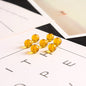 Glossy Round Glass Beads 6mm Assorted Colors 416pcs 7
