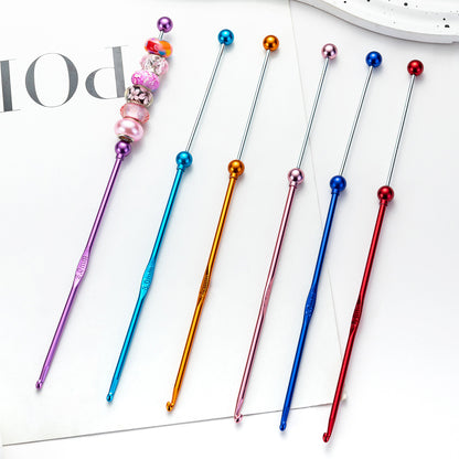 Beadable Crochet Hooks Metallic Slim Polished 3.0mm to 6.0mm