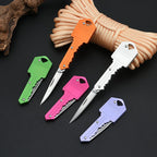 Mini Folding Knife Keychain Stainless Steel Outdoor Survival Tool 4