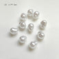 Vintage Shaped Imitation Pearl Acrylic Beads Soft White Luster 10pcs 14