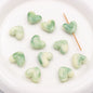 Marble Texture Heart Acrylic Beads 17mm Gradient Color Mixed 40pcs 9