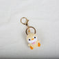 Crochet Penguin Keychain Pastel Colors with Bow Tie 1pc 6
