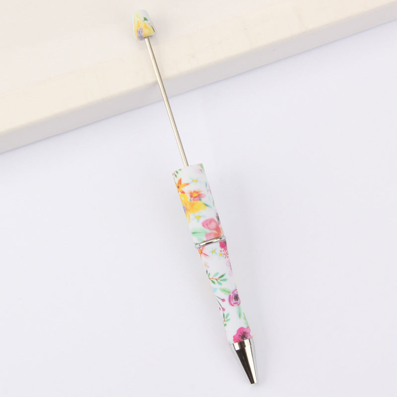 Beadable Pen Printed Pattern Plastic Light Weight
