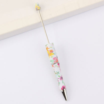 Beadable Pen Printed Pattern Plastic Light Weight