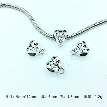 Alloy Bead-hanger Spacer Beads Large Hole 200pcs 13