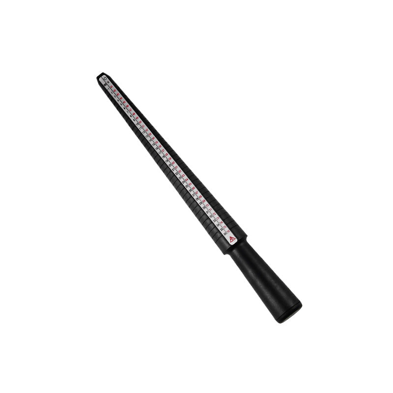 Plastic Ring Size Measuring Mandrel Black Multi-Standard 26cm 1pc 3