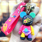 PVC Graffiti Bear Keychain Trendy Street Art Design 9