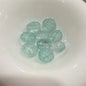Small Turtle Glass Beads 10x12mm Transparent Assorted Colors 100pcs 14